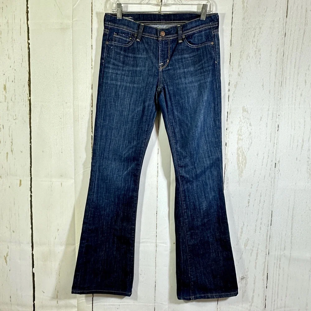 Citizens of Humanity Ingrid Low Waist Flare Jeans Size 28 Wide Leg - Picture 4 of 12